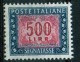 PIA - ITA - Specializzazione : 1977 :  Segnatasse  £ 500 - (SAS 120IV  - CAR 50 ) - Variétés Et Curiosités