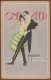 CROATIA, IVO TIJARDOVIC DANCE "ONE STEP" ART DECO PICTURE POSTCARD - Croazia