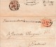 LV110- LOMBARDO VENETO - RACCOMANDATA Del 28 Aprile 1857-  Da Mantova A Piadena Con 15 Cent. E 30 Cent.  -  . Leggi ... - Lombardo-Vénétie