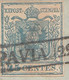 LV112- LOMBARDO VENETO- Involucro Del 22 Luglio 1853 Da PAVIA A Wien Con 45 Cent . Azzurro Ardesia - Lombardy-Venetia