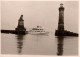 2 Photos Originales Allemagne - Ile De Lindau - 88131 - Phare Et La Statue Du Lion, Bateaux Hugau & Lady Constance - Bateaux