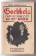 René Hombourger, Goebbels, Chef De Publicité Du IIIème Reich, Sorlot,1939,316 Pages Nazisme, - 1901-1940
