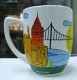 AC - JACOBS COFFEE BOSPHORUS BRIDGE ISTANBUL ILLUSTRATED PORCELAIN MUG - CUP FROM TURKEY - Tassen