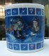 AC -  TURKISH AERONAUTICAL ASSOCIATION  PILOT PLANE PARACHUTE ILLUSTRATED PORCELAIN MUG - CUP FROM TURKEY - Tazze