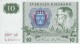 SWEDEN 10 KORONOR 1987 P-52e UNC OFFSET SIGN. [ SE52e1987 ] - Suecia