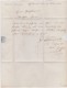 Heimat Schweiz FR FRIBOURG 1853-07-23 Blau Brief Nach Bremgarten - Lettres & Documents