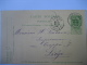 Entier Postal Armoiries ST-TROND 1908 Vers LIEGE - Signé Les Religieuses Du St-Sépulcre - Cartes Postales 1871-1909