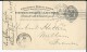 USA - 1899 - OBLITERATION MECA PROPAGANDE EXPO De PHILADELPHIE Sur CARTE ENTIER PUBLICITAIRE REPIQUEE Au DOS Pour MILLAU - Postal History