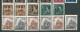 Deutsches Reich 1943, BOHMEN & MAHREN, Lot Of 47 Stamps Unused And Used - See Description - Occupation 1938-45