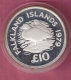 FALKLAND 10 POUND 1979 WWF AG PROOF ONLY 3247 PCS DUCKS SOME HAIRLINES - Falkland