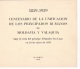 #T96     CENTENARY OF UNION OF  MOLDAVIA AND VALAHIA,   1859, AL.I.CUZA,    BOOKLETS,   1959 , SPAIN EXIL, ROMANIA. - Markenheftchen