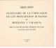 #T96     CENTENARY OF UNION OF  MOLDAVIA AND VALAHIA,   1859, AL.I.CUZA,    BOOKLETS,   1959 , SPAIN EXIL, ROMANIA. - Libretti