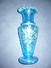 Bohemian Glas Vase Blau (41) Preis Reduziert - Glas & Kristall