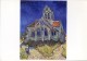 V50 / NEUVE CP VINCENT VAN GOGH L' EGLISE D' AUVERS VOIR DOS - Van Gogh, Vincent