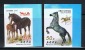 NORTH KOREA 2013 HORSES SET &amp; SOUVENIR SHEET IMPERFORATED - Horses