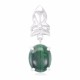 Pendente In Argento 925 Sterling Con Malachite - Pendenti