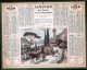 CALENDRIER GRAND FORMAT, 1924, ILLUSTRATION: BORDS DU LAC DE LECCO (ITALIE), SCANS RECTO ET VERSO - Grand Format : 1921-40