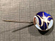 ULTRA RARE OFFICIAL J.F.F JAPAN FEDERATION FENCING 1960"S BADGE PIN LOWER PRICE - Schermen