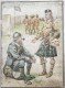 ALMANACH DES POSTES ET DE LA TELEGRAPHIE 1919 SOLDAT TAMBOUR FRANCAIS ET BAG PIPER ANGLAIS CORNEMUSE & INDOUS - Grossformat : 1901-20