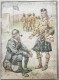 ALMANACH DES POSTES ET DE LA TELEGRAPHIE 1919 SOLDAT TAMBOUR FRANCAIS ET BAG PIPER ANGLAIS CORNEMUSE & INDOUS - Tamaño Grande : 1901-20