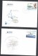 ARGENTINA 2008 Antarctic Pioneers 2 FDC + Booklet 2 STAMPS CANCELLED FIRST DAY - Gebraucht