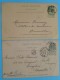 Gele Briefkaart Carte Postale - Bruxelles < Anvers () : Anno 1897/1902 ( Zie Foto Details ) !! - Andere & Zonder Classificatie