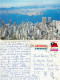 View From Victoria Peak, Hong Kong Postcard Posted 1991 TAIWAN Stamp - China (Hong Kong)