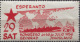 Yugoslavia 1956, Esperanto Beograd Congreso, City, Building, World Map, Cinderella, Labels,  Vignette, Star, Bridge - Esperanto