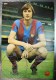 Vintage F.C. Barcelona Player Johan Cruyff Poster & Biography - 100 X 65 Cm. - Other & Unclassified