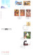 CYPRUS 2013 COMPLETE YEAR SETS ON FDC - Lettres & Documents