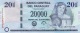 PARAGUAY 20000 GUARANIES 2009 P-230b UNC PREFIX C [ PY852a ] - Paraguay