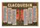 CALENDRIER 1931 PUB CLACQUESIN LE PLUS SAIN DES APERITIFS BOISSON ALCOOL EXTRAIT DES PINS DE NORVEGE - Petit Format : 1921-40