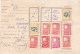 #BV2340          RADIO NOTEBOOK, 9X STAMPS,  FISCAUX STAMPS,  1967 ,  ROMANIA. - Fiscale Zegels