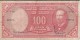 BILLETE DE CHILE DE 100 PESOS DEL AÑO 1960-61 (BANK NOTE) - Chile