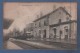 47 LOT & GARONNE LIBOS - CP ANIMEE MONSEMPRON - LA GARE - LOCOMOTIVE TRAIN - ECRITE EN 1917 - SANS NOM D'EDITEUR - Libos