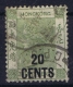 Hong Kong : Sg 45  Mi Nr 48 Ia Gestempelt/used/obl. 1891  Cv 240 Euro - Oblitérés