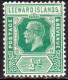 LEEWARD ISLANDS 1922 SG #59 ½d MH Wmk Mult. Script CA Die II - Leeward  Islands