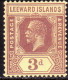 LEEWARD ISLANDS 1927 SG #69 3d MNH! Wmk Mult. Script CA - Leeward  Islands