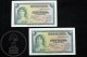 Spain/ España 5 Pesetas/ Ptas Spanish Republic Banknotes - Correlative Pair - Issued 1935, D Series - EF Quality - 5 Peseten