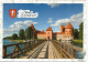 Bridge And Castle Of Trakai,Lithuania, Post Card Addressed To ANDORRA,  With Arrival Stamp - Lituanie