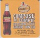 Sous  Bocks :  Coca-cola , Compose  Ta  Compil , Musique  Année  2002 - Sous-bocks