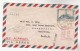 1957 Air Mail PERU  COVER  Franked 2.20 Stamp & 00.35 Meter To USA - Peru