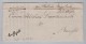 Heimat Tschechien KLATTAU 1838-09-18 Bedruckter Brief - ...-1918 Préphilatélie