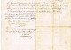 Conge  Militaire Infanterie Regiment D' ???1772  Montmedy - Documents