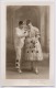 63 - AUBIERE - CARTE PHOTO - Pierrot Et Colombine - Déguisement -  " Modern Photo A. MATHIEU à Aubière - - Aubiere