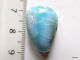 Cabochon En Larimar Bleu Environ 21x9x8mm De St Domingue  Une Pierre Qu'on Ne Trouve Qu'en République Dominicaine  Bien - Perles