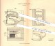 Original Patent - Emilio De Strens In Rom , Italien , 1894 , Feuerung , Heizung , Ofen , Öfen , Ofenbauer , Heizen !!! - Historische Dokumente