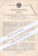 Original Patent - J. Curitz , Leipzig , 1891 , Schrägschliesssteg Für Buchdruckformen , Buchdruck , Druck , Druckerei !! - Historische Dokumente