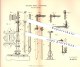 Original Patent - A. Heckl , Mannheim , 1890 , Klavierleuchter , Leuchter , Klavier , Piano , Musikinstrumente , Lampen - Historische Dokumente
