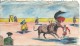 Dessin D´amateur/Gouache/L RACLET/Non Encadré/Tauromachie/Esquisses De Corrida/ Vers 1950    GRAV159 - Waterverf